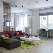 Дизайн квартиры в сталинке, 47 кв.м.