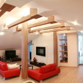 Большая квартира в стиле минимализм