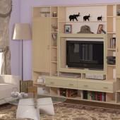 Светлая стенка для гостиной Каир
