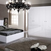 Спальный гарнитур Европа 9 (white/ black)