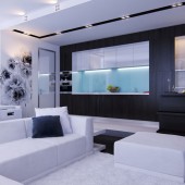 Дизайн квартиры в Киеве, 125 кв.м.