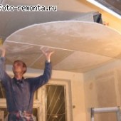 Потолок из гипсокартона своими руками
