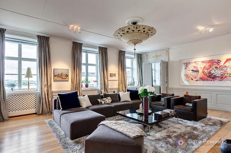 Дизайн квартиры в Стокгольме