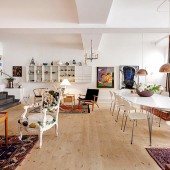 Столовые в светлых тонах фото - дизайн интерьера