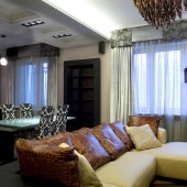 Гостиная, столовая, кухня