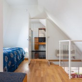 Спальня с ванной комнатой