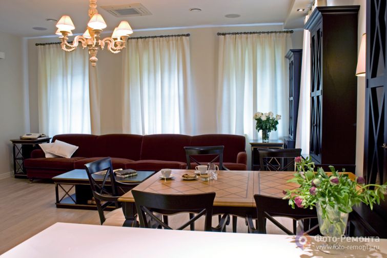 Интерьер квартиры, Цветочный бульвар, Москва 