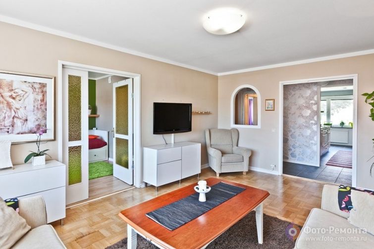 Дизайн интерьера большой квартиры, 106 кв.м.