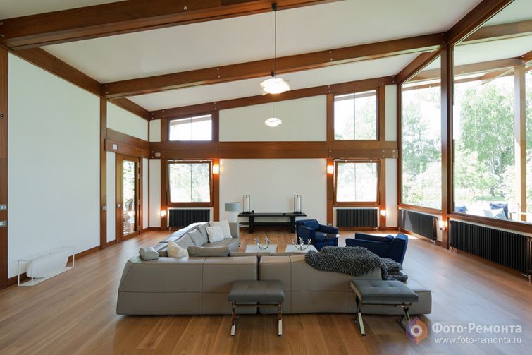 Интерьер дома с элементами японского стиля