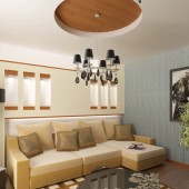 Гостиная в светлых тонах