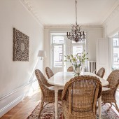 Столовые в светлых тонах фото - дизайн интерьера