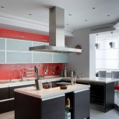 Кухни в стиле хай-тек фото - дизайн интерьера