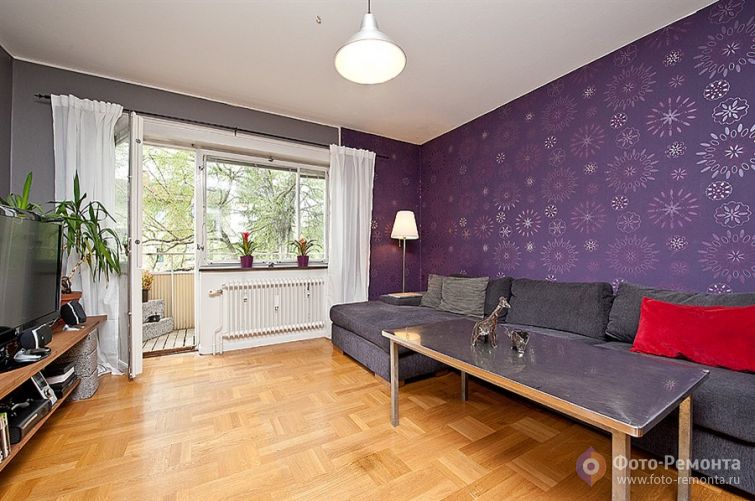 Интерьер двухкомнатной квартиры в Швеции