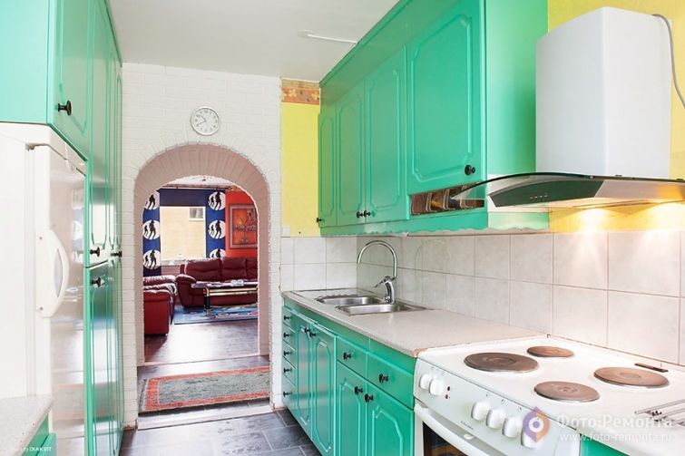  Зеленая кухня ремонт