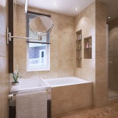 Ванные комнаты в современном стиле фото - дизайн интерьера