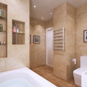 Ванные комнаты в современном стиле фото - дизайн интерьера