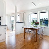 Столовые в светлых тонах фото - дизайн интерьера