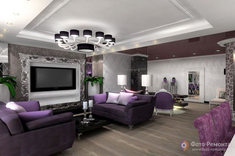 Дизайн-проект квартиры в стиле арт-деко с элементами классики