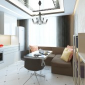 Гостиная-кухня, вид 2