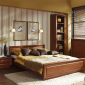 Модульная спальня Ларго, слива-валлис (Гербор)