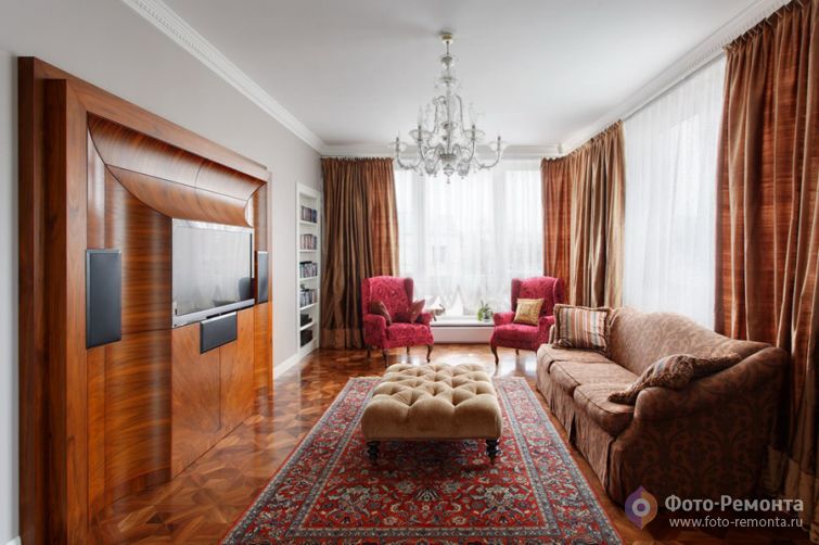 Дизайн квартиры в стиле московская классика