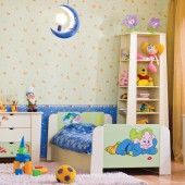 Детская мебель фото - Нежная детская модульная мебель Гном