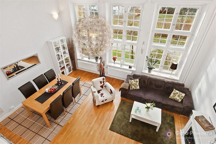 Дизайн небольшой двухуровневой квартиры, 56 кв.м.