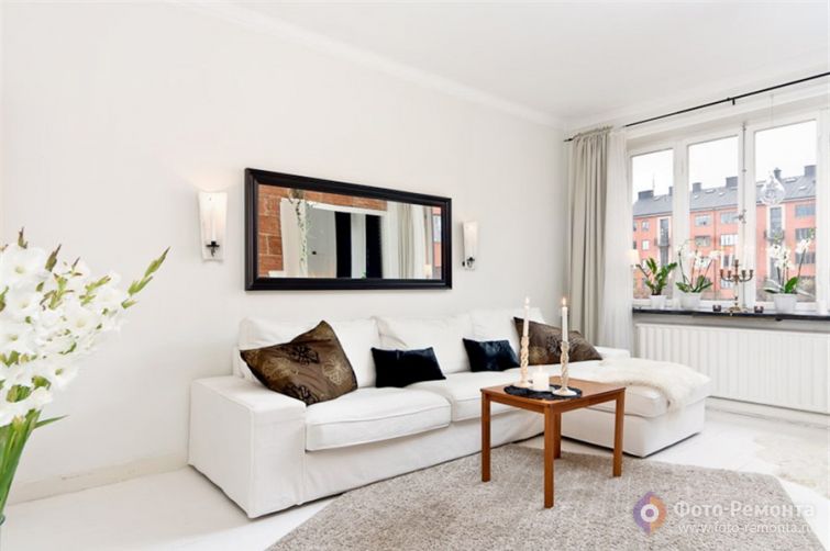 Дизайн маленькой квартиры в Швеции