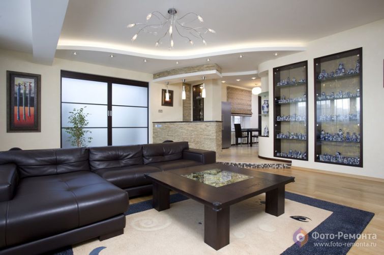 Интерьер большой квартиры в Москве от Александра Серова