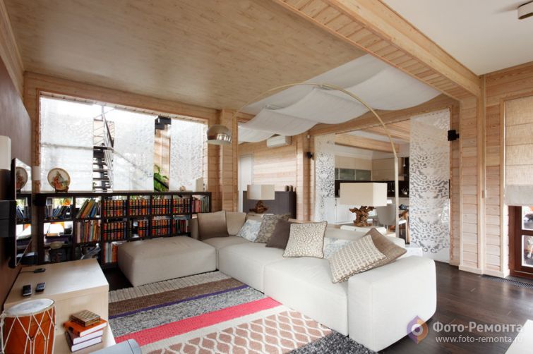 Интерьер загородного коттеджа от АБ Сретенка