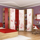 Детская мебель фото - Яркая детская мебель Алфавит 