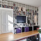 Оформление ТВ-зоны в комнате отдыха