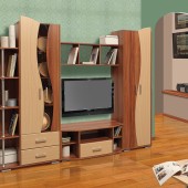 Стенки для гостиной фото - Стенка для гостиной Глория – 1