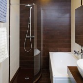 Ванная комната с душевой кабиной