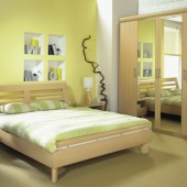 Светлая кровать Дрим