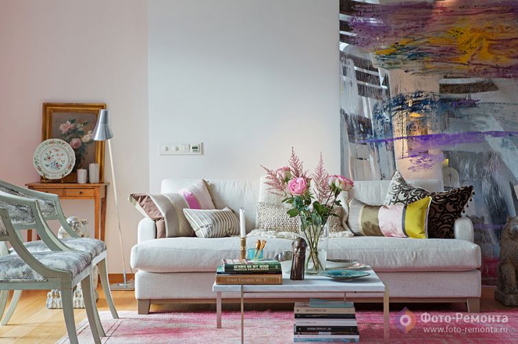 Оформление интерьера лофта в Стокгольме, 136 кв.м.