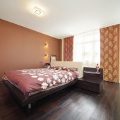 Коричневые спальни фото - дизайн интерьера