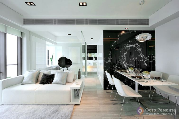 Интерьер квартиры в Гонконге