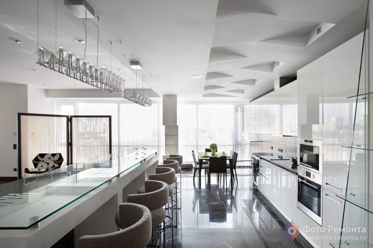 Дизайн кухни в стиле минимализм