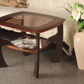 Журнальные столики фото - Стол журнальный Маджеста-1 с пескоструем 