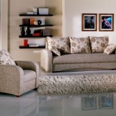 Мягкая мебель фото - Комплект мягкой мебели Вега Тик-Так с боковинами 