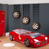Детские кровати фото - Кровать машина Турбо-Ред
