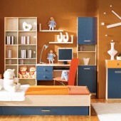 Детская мебель фото - Яркая детская мебель Твист 