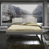 Кровати двуспальные фото - Светлая кровать Letta Eton+Ely