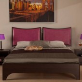 Кровати двуспальные фото - Яркая кровать Лоу