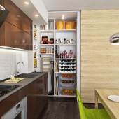 Кухня, совмещенная с гостиной