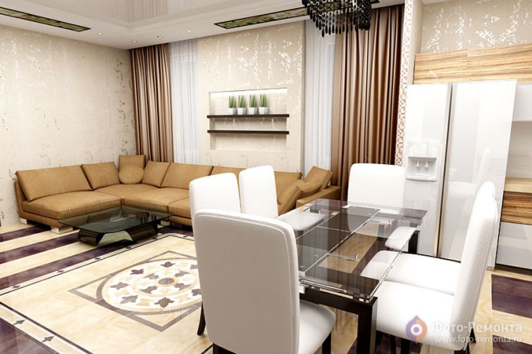 Дизайн интерьера таунхауса, 250м2