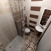 Вторая ванная комната, вид 2