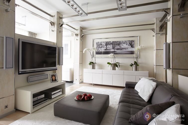 Дизайн интерьера красивой квартиры в Москве