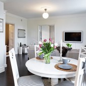 Столовые в светлых тонах фото - дизайн интерьера